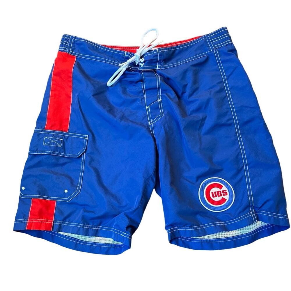 Chicago Cubs MLB Men's MD Board Swim Shorts